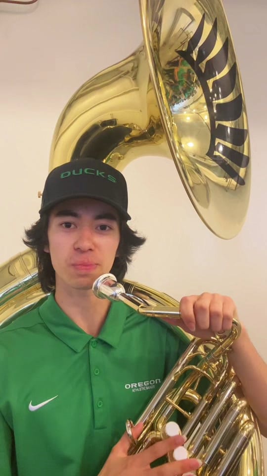 Post 6 by Oregon Marching Band on TikTok (video)