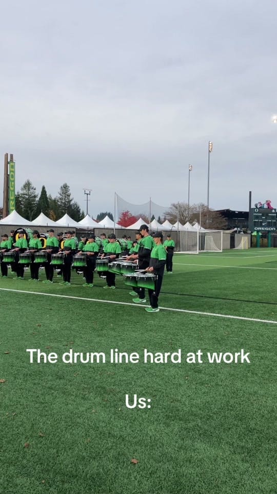 Post 10 by Oregon Marching Band on TikTok (video)