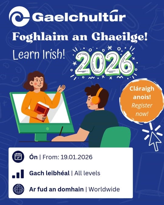 Post 1 by Gaelchultúr on TikTok (video)