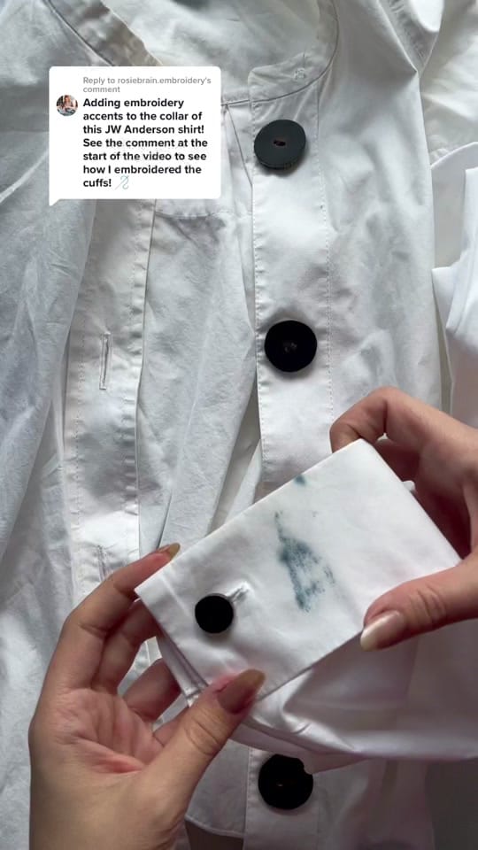 Post 10 by Rosie Brain Embroidery on TikTok (video)