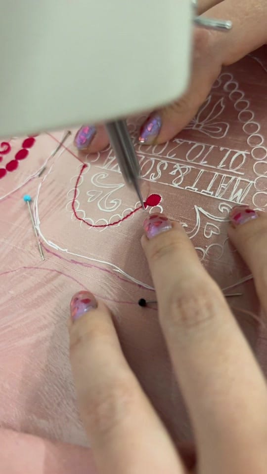 Post 3 by Rosie Brain Embroidery on TikTok (video)