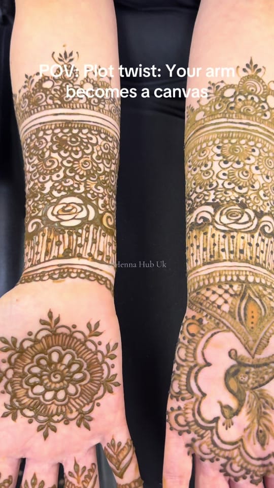 Post 3 by Henna Hub Uk on TikTok (video)