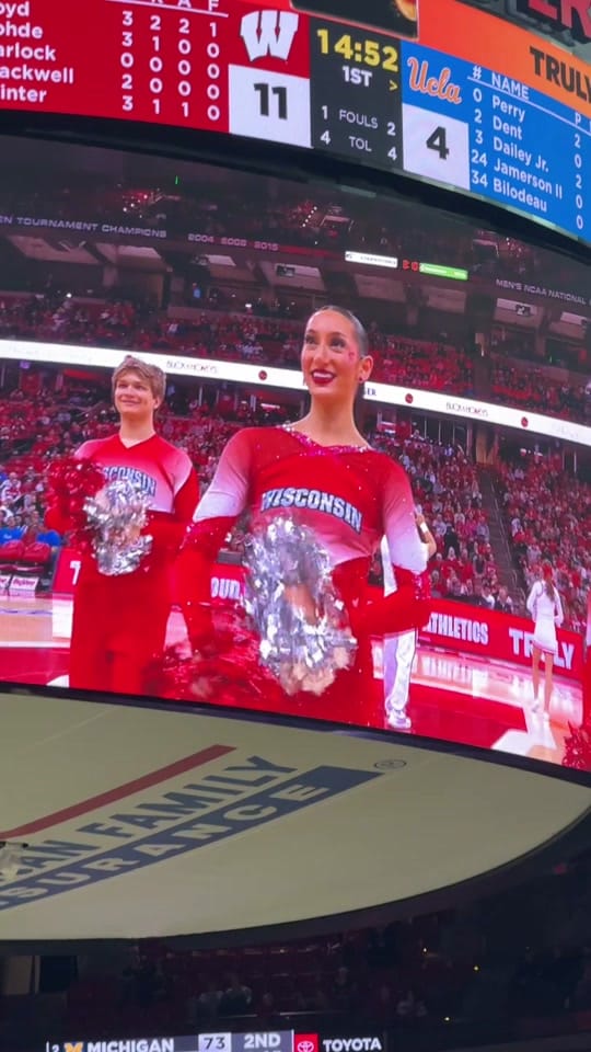 Post 8 by Wisconsin Dance Team on TikTok (video)