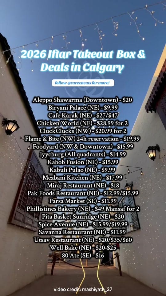 Post 8 by Zareen | Halal Foodie Calgary on TikTok (video)