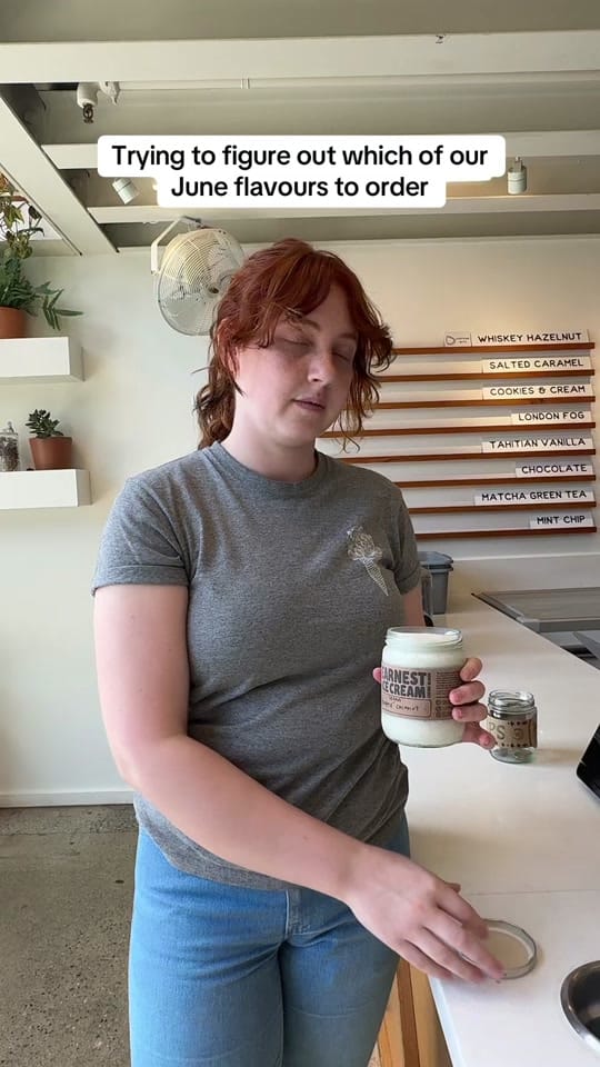 Post 2 by Earnest Ice Cream on TikTok (video)