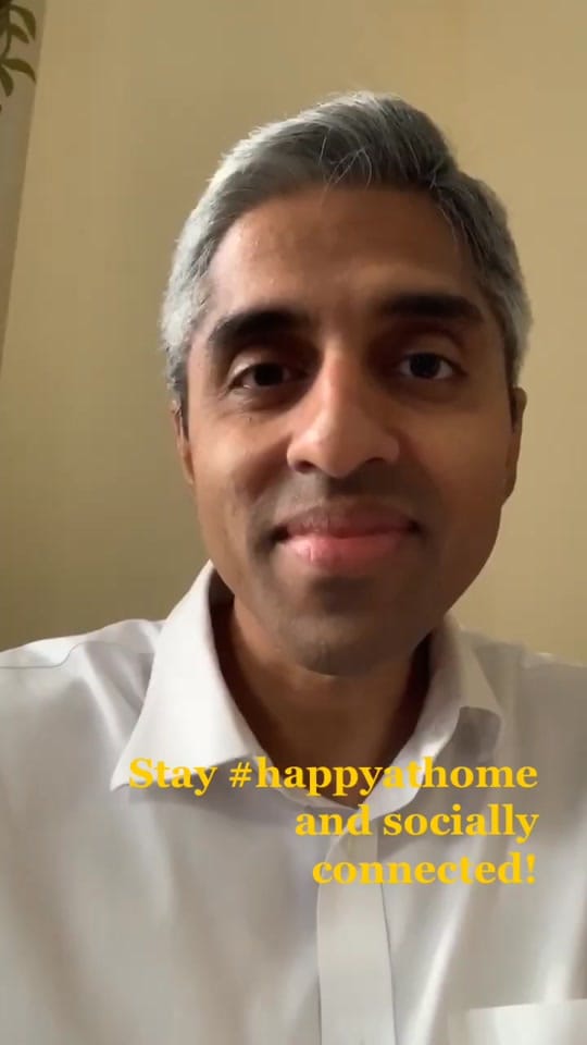 Post 1 by Dr. Vivek Murthy on TikTok (video)