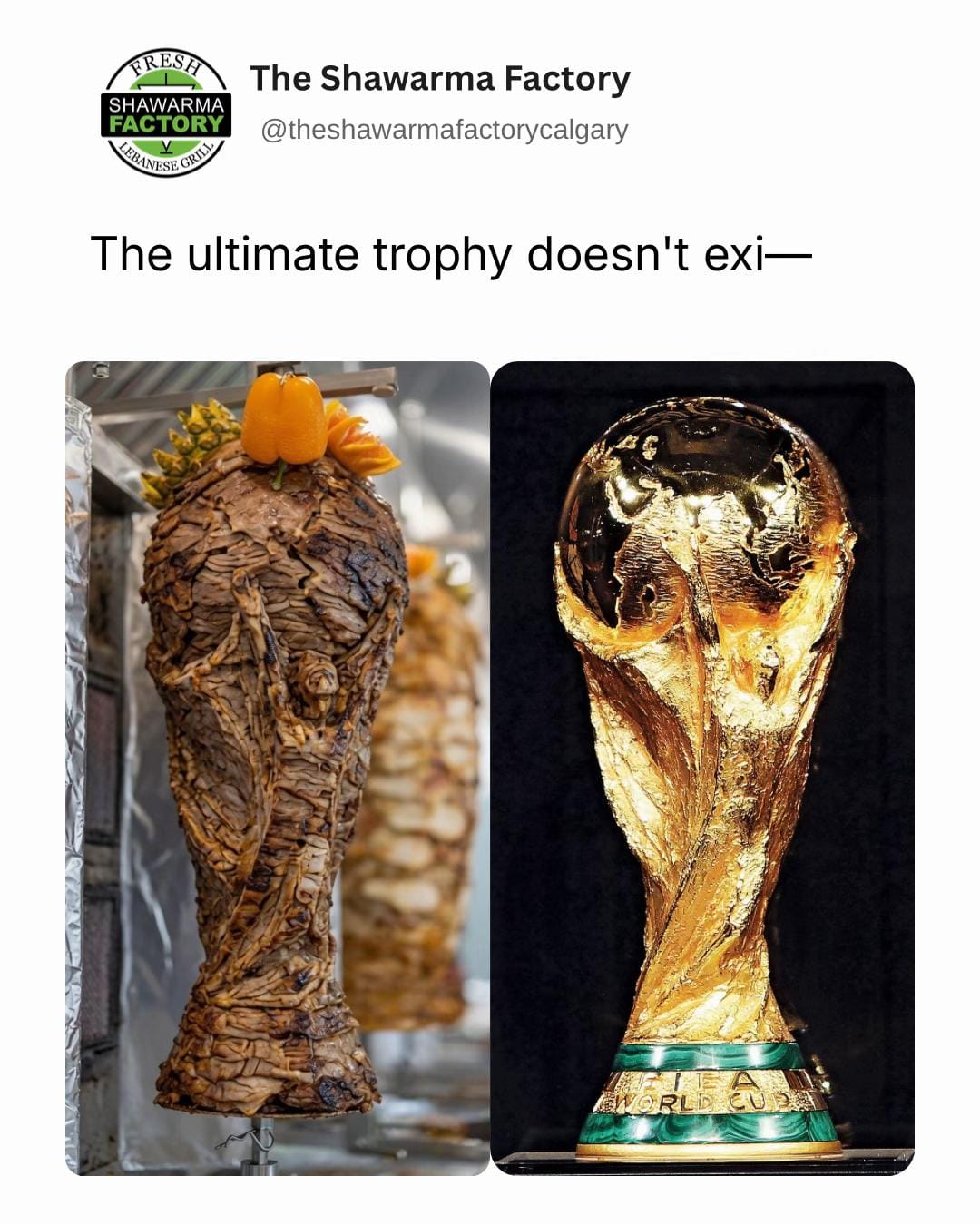 Post 1 by The Shawarma Factory on TikTok (video)