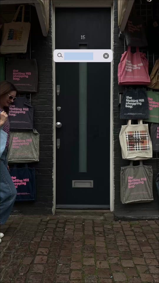 Post 1 by The Notting Hill Shopping Bag on TikTok (video)