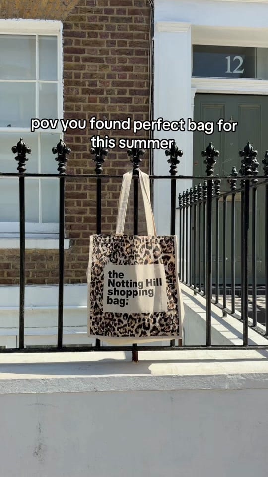 Post 6 by The Notting Hill Shopping Bag on TikTok (video)