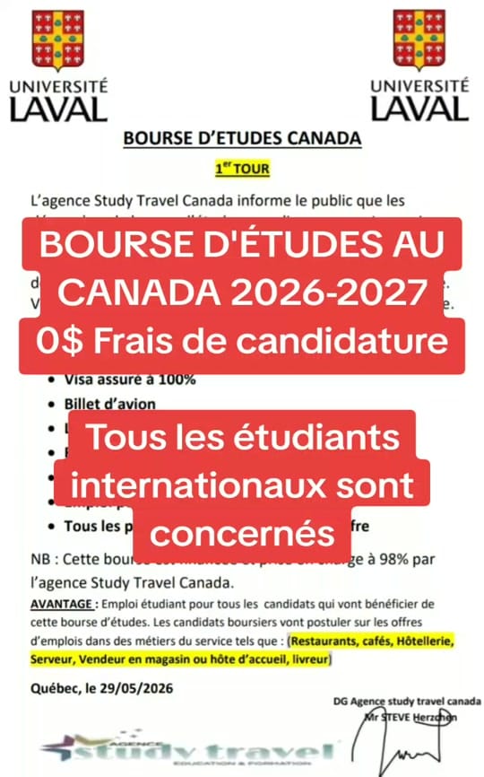 Post 1 by STUDY TRAVEL CANADA 󱢏 on TikTok (video)