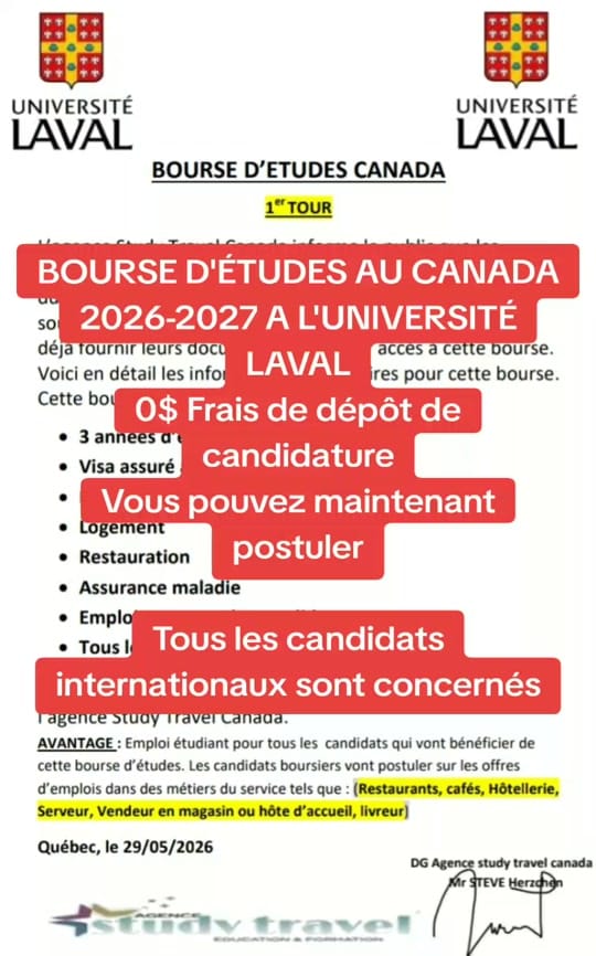 Post 2 by STUDY TRAVEL CANADA 󱢏 on TikTok (video)