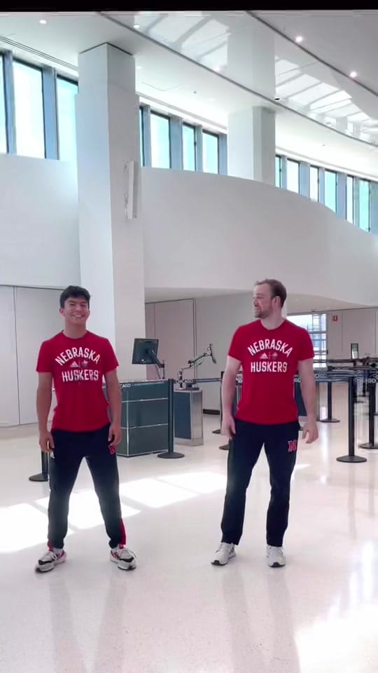 Post 1 by Husker Spirit Squad on TikTok (video)