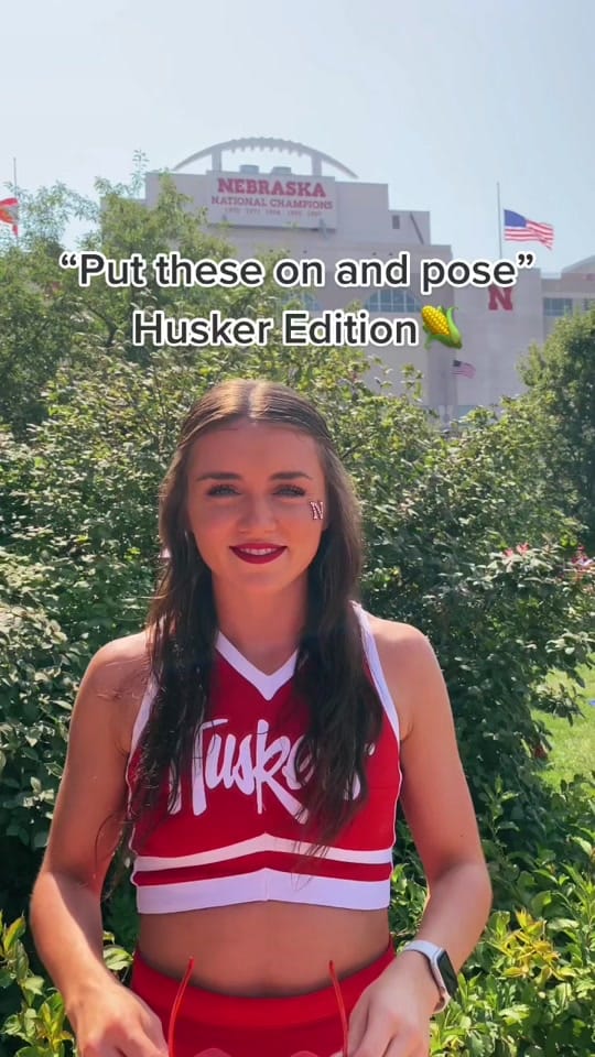 Post 3 by Husker Spirit Squad on TikTok (video)