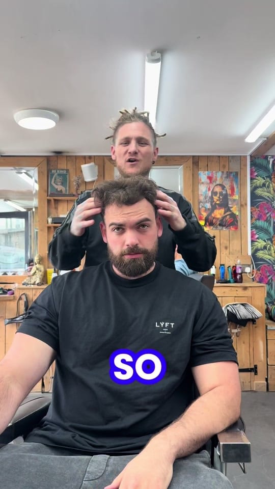 Post 1 by Rhys - vibe barbershop on TikTok (video)