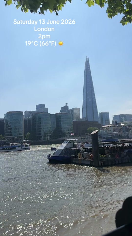 Post 2 by London Daily Weather Updates on TikTok (video)