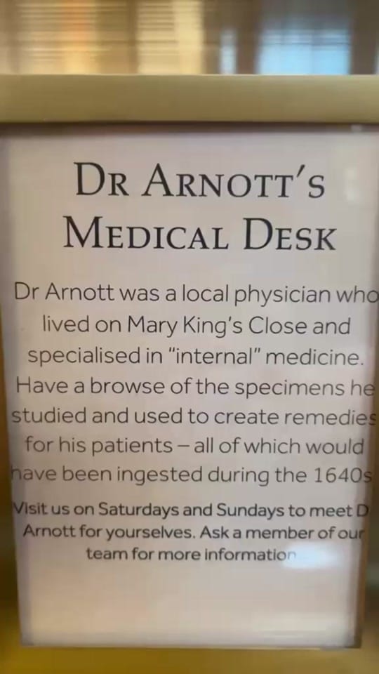 Post 5 by The Real Mary King’s Close on TikTok (video)