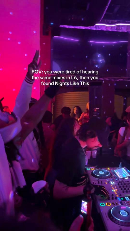 Post 6 by Nights Like This on TikTok (video)