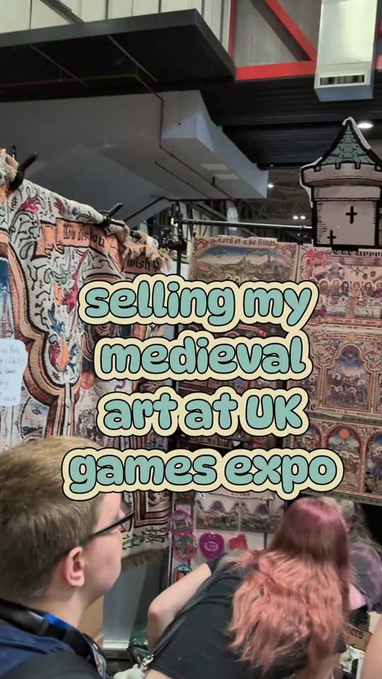 Post 2 by 🏰 Emer - Medieval Artist 🏰 on TikTok (video)