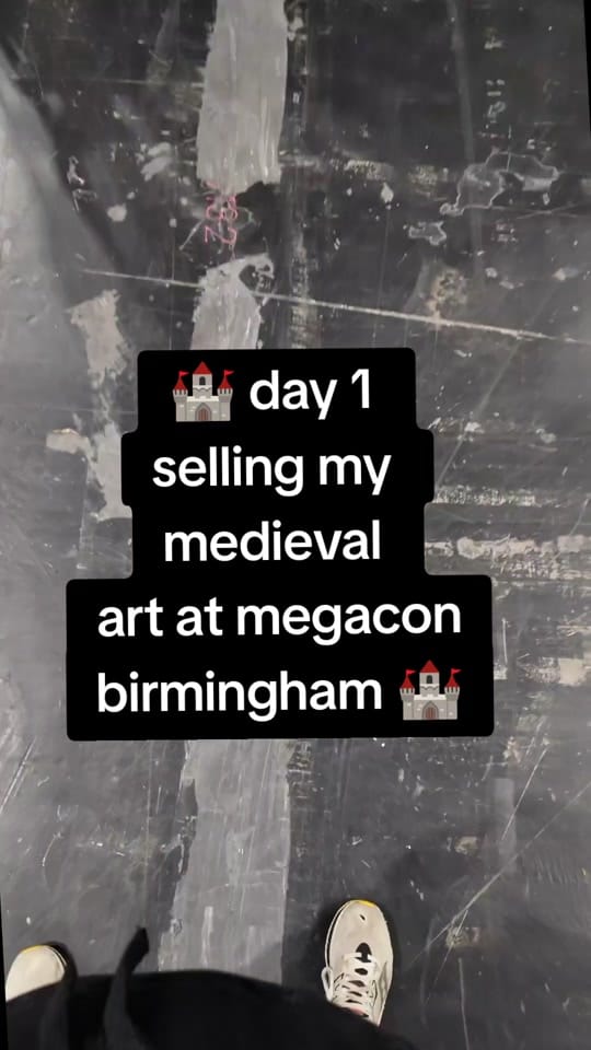 Post 9 by 🏰 Emer - Medieval Artist 🏰 on TikTok (video)