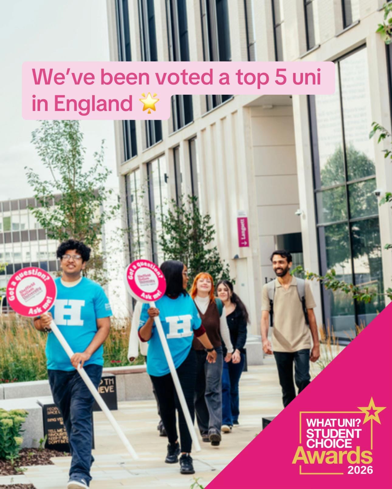 Post 8 by Sheffield Hallam University on TikTok (video)