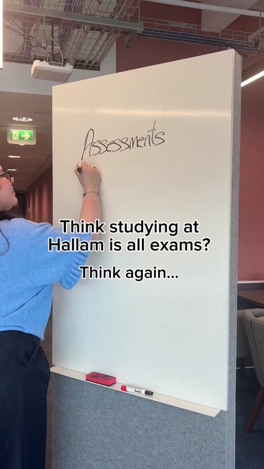 Post 6 by Sheffield Hallam University on TikTok (video)