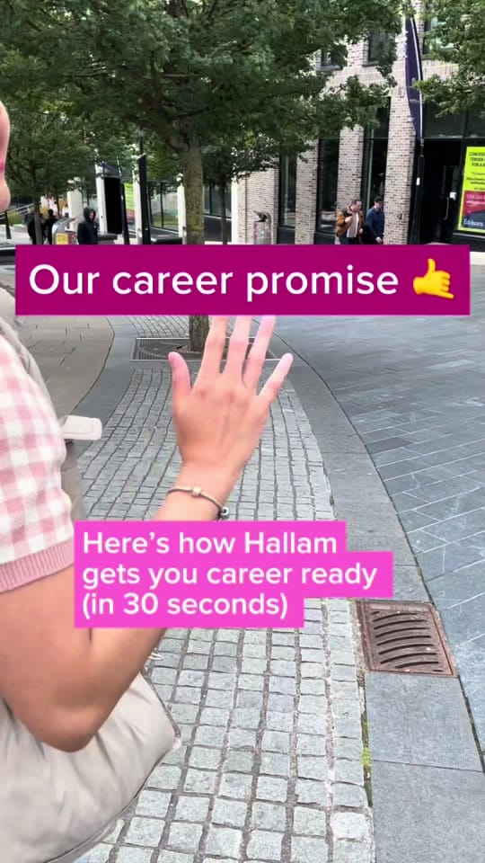 Post 10 by Sheffield Hallam University on TikTok (video)