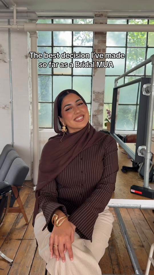 Post 1 by Maryam K | Pro Bridal MUA on TikTok (video)