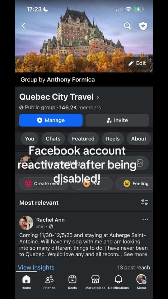 Post 3 by Quebec City Travel on TikTok (video)