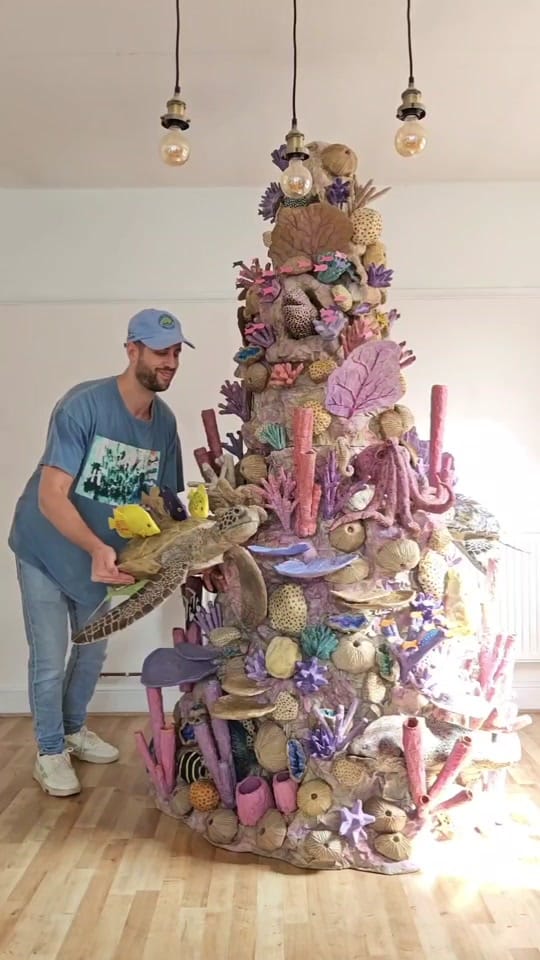 Post 8 by Josh Gluckstein- Cardboard Art on TikTok (video)