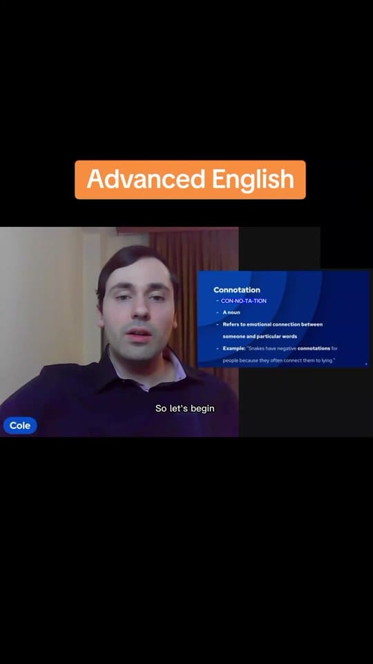 Post 3 by Canadian English with Cole on TikTok (video)