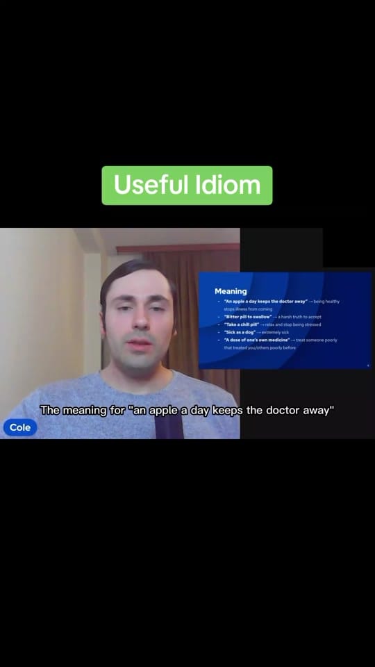 Post 5 by Canadian English with Cole on TikTok (video)