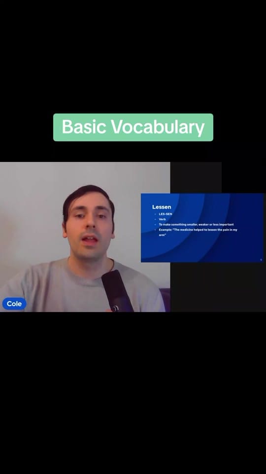 Post 9 by Canadian English with Cole on TikTok (video)