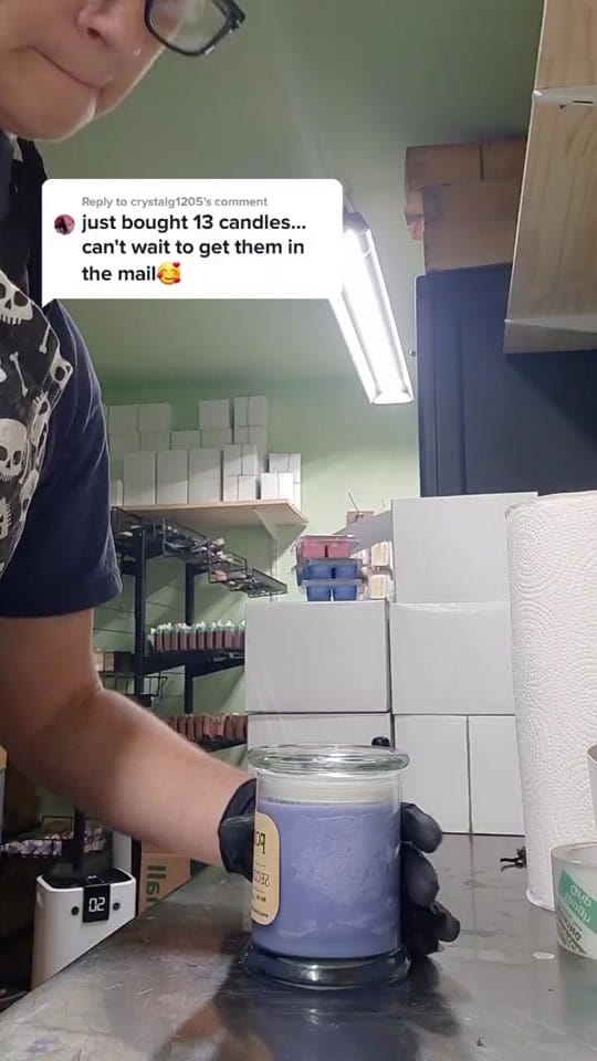 Post 9 by Fox Fable Candle Co on TikTok (video)