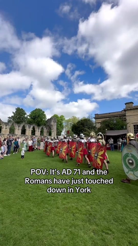 Post 2 by Yorkshire Museum on TikTok (video)