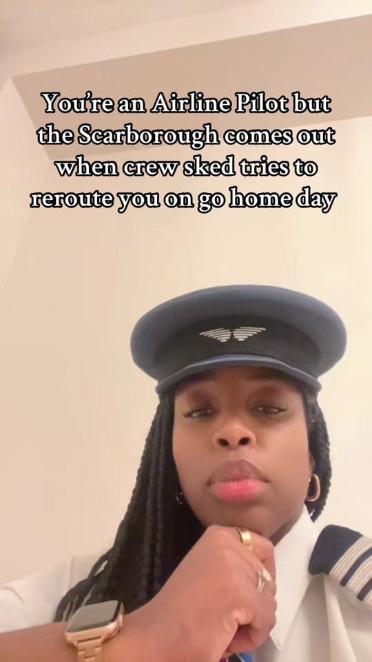 Post 8 by Ky || Airline Pilot on TikTok (video)