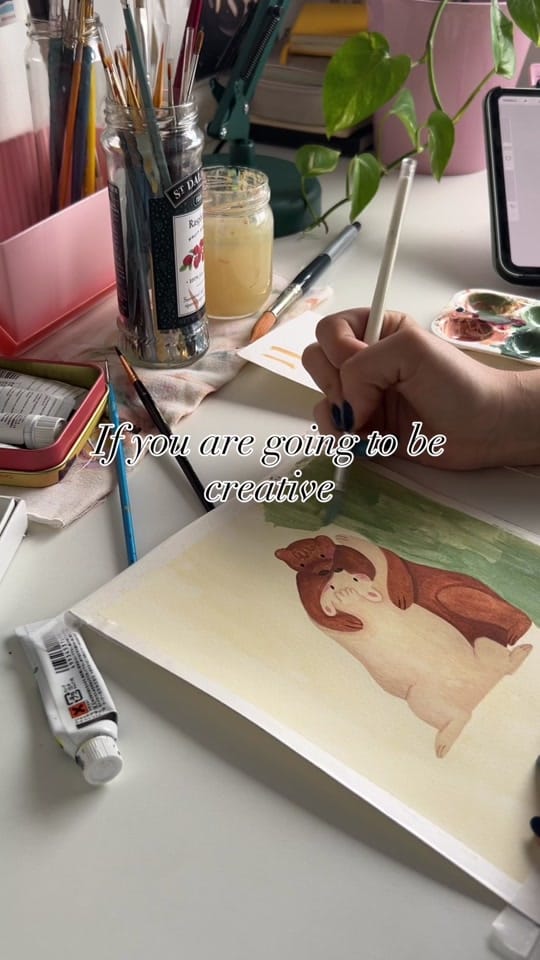 Post 4 by Ana - illustrator ✨ on TikTok (video)