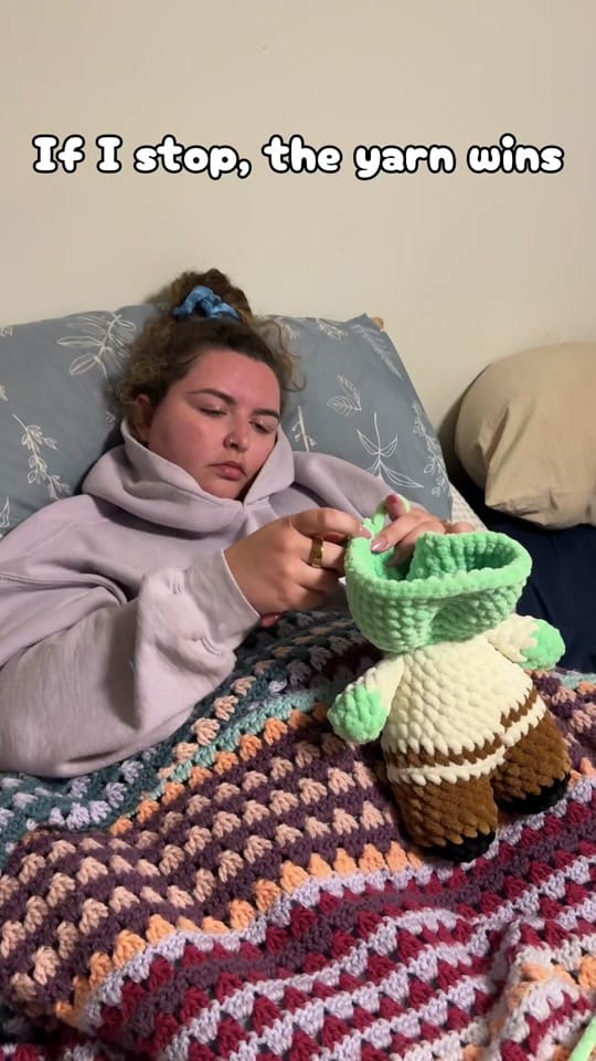 Post 6 by Baylee | Crochet W Bay on TikTok (video)