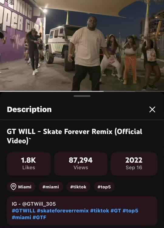 Post 1 by Gtwill305 on TikTok (video)