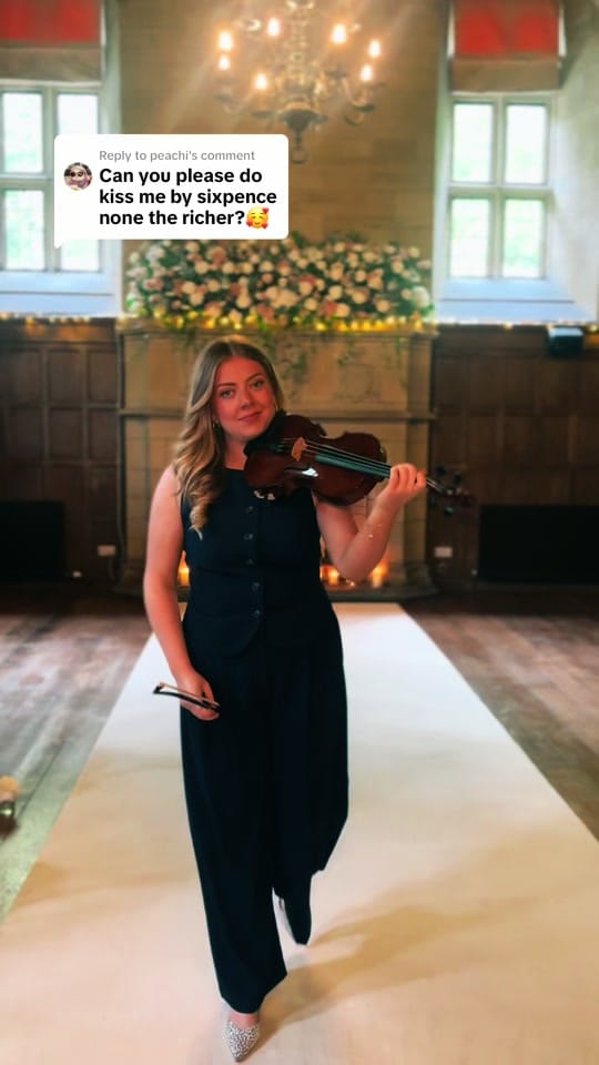 Post 7 by Sophie Cushnie - Violinist on TikTok (video)
