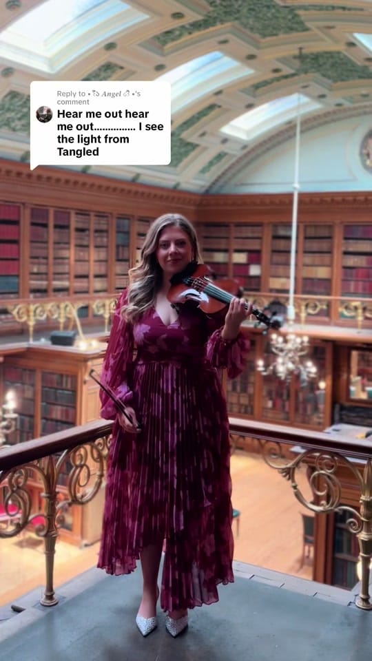 Post 4 by Sophie Cushnie - Violinist on TikTok (video)