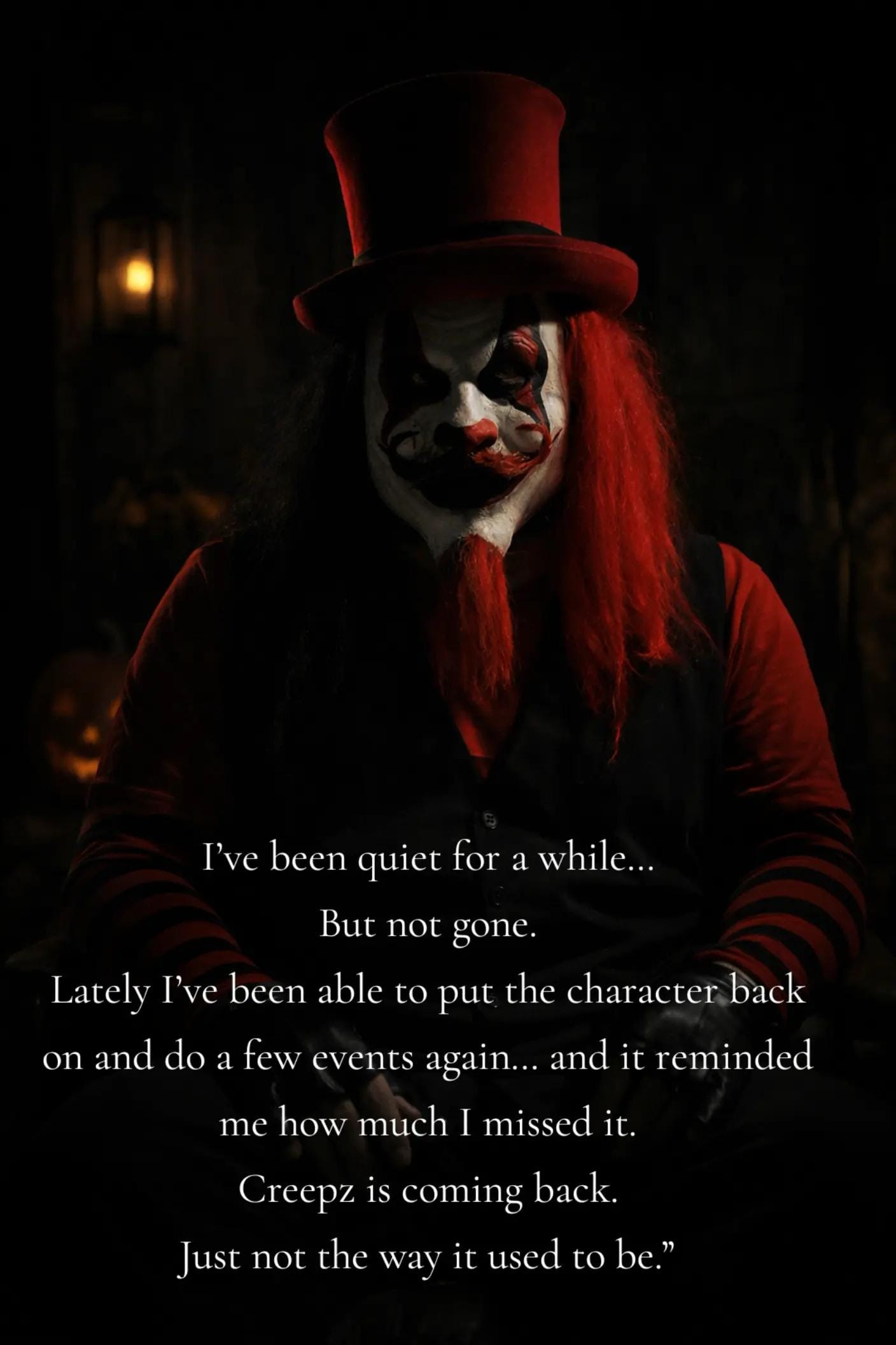Post 5 by Creepz The Clown on TikTok (video)