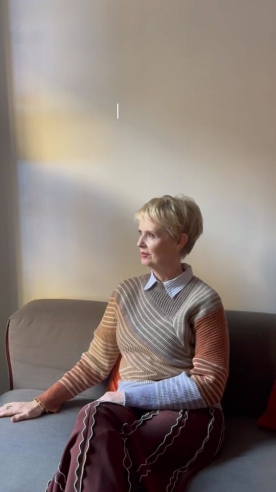 Post 1 by Cynthia Nixon on TikTok (video)