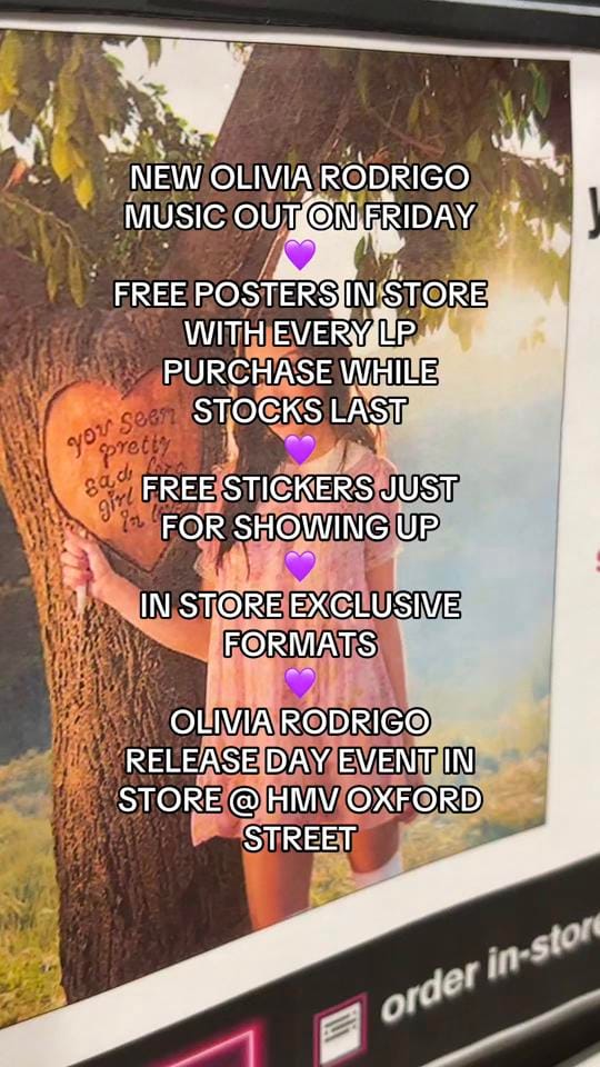 Post 1 by hmv Oxford Street on TikTok (video)