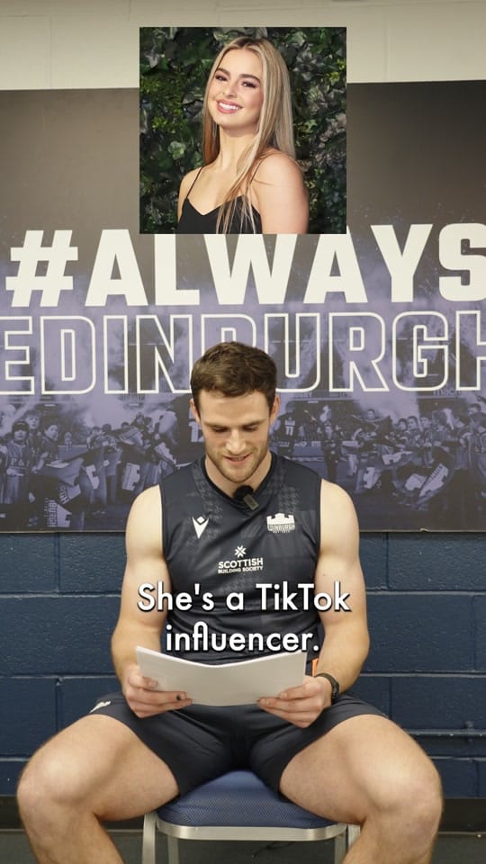 Post 5 by Edinburgh Rugby on TikTok (video)