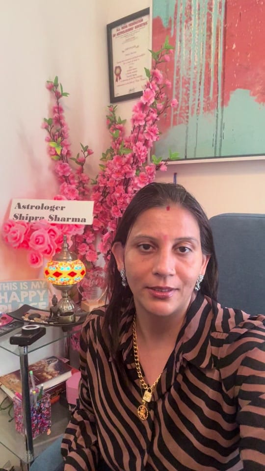 Post 6 by Astrologer Shipra on TikTok (video)