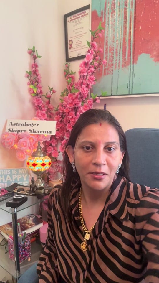 Post 3 by Astrologer Shipra on TikTok (video)