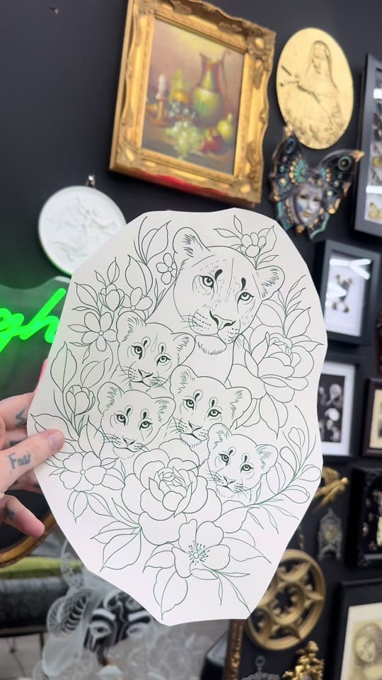Post 8 by Kayleigh Peach Tattoo 🍑 on TikTok (video)