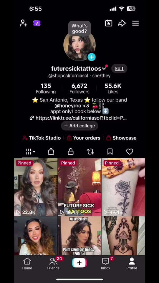 Post 9 by futuresicktattoos on TikTok (video)