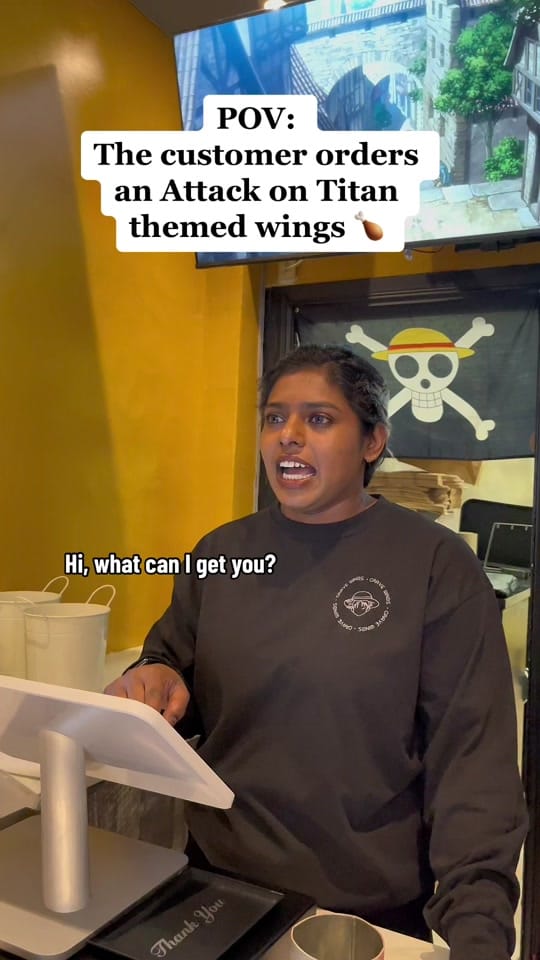 Post 9 by Crave Wings | Anime Wing Shop on TikTok (video)