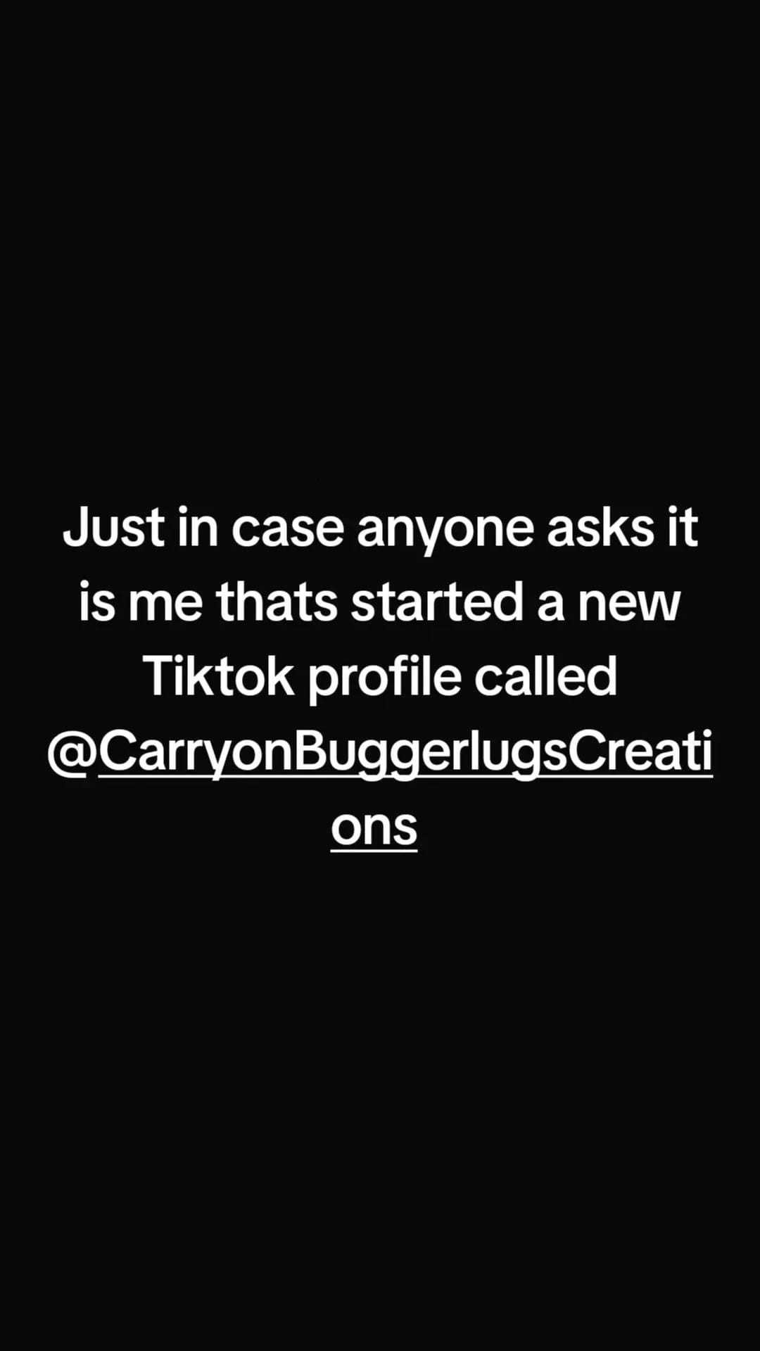 Post 3 by CarryonBuggerlugs on TikTok (video)